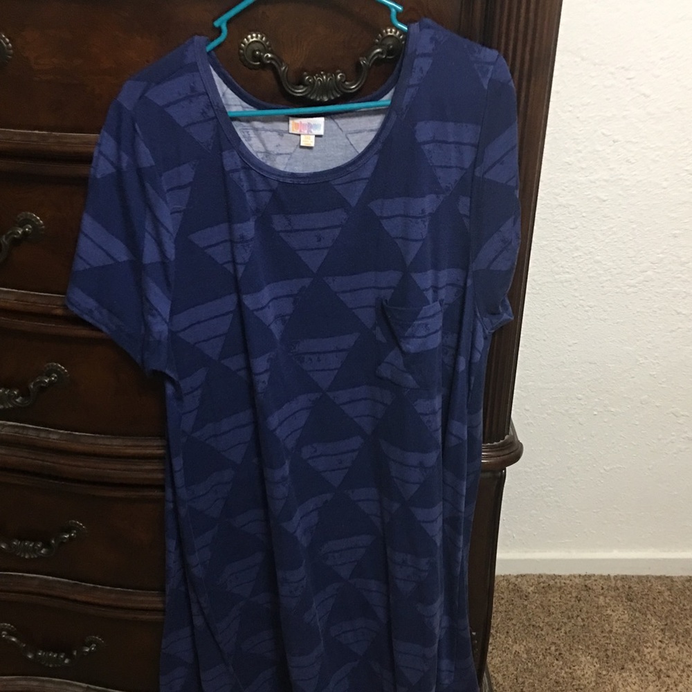 3XL Lularoe Navy Blue Carly - Worn and washed once
